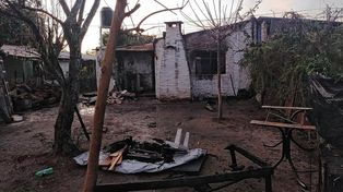 San Jaime: un cortocircuito causó un incendio de una casa
