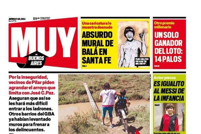 Carlitos Balá, molesto con las pintadas callejeras de Santa Fe