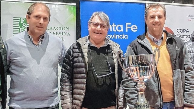 Carlos Lanzaro y el ministro de desarrollo Danilo Capitani