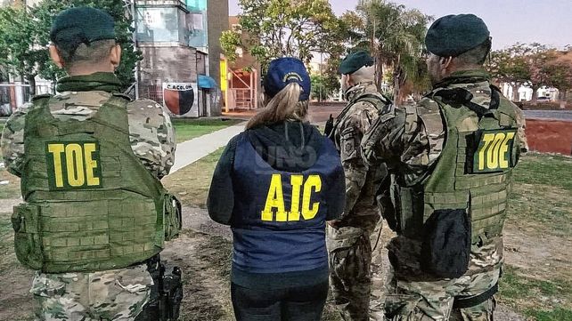 Allanamientos en barrio Centenario por los hechos de violencia en Colón. Foto: archivo UNO Santa Fe