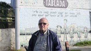 El padre Claudio Castricone durante una entrevista con La Capital en 2021.