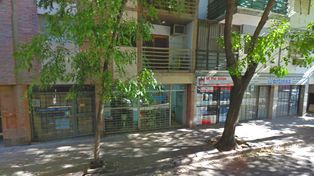 Cinematográfico rescate de una perrita que estaba en la cornisa de un edificio