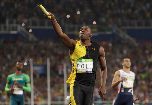 Bolt se impuso en el 4x100 con Jamaica y se despide con nueve oros olímpicos