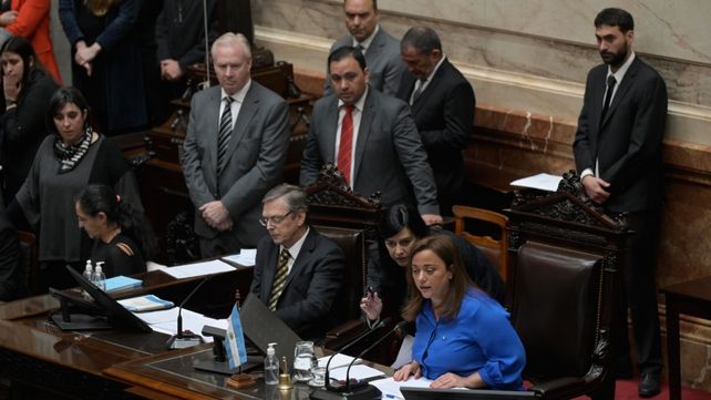Cecilia Moreau presidió la sesión especial en la Cámara baja.