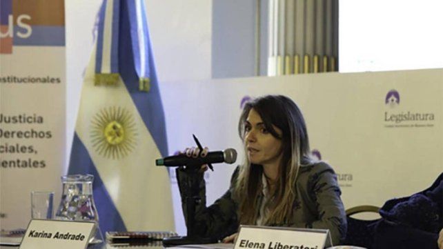 La jueza Karina Andrade.