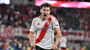 El grito de desahogo de Colidio tras el gol que le dio la victoria a River.