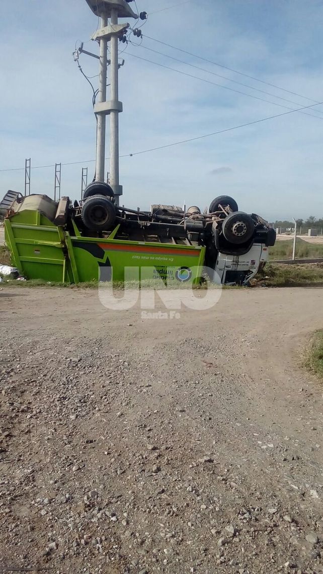 Chocaron tres camiones en la Ruta Nacional 19