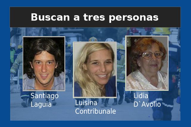 La búsqueda ahora está enfocada en las tres personas no encontradas
