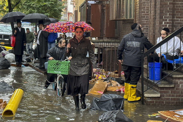 Una lluvia pocas veces vista inundó gran parte de Nueva York y su amplia región