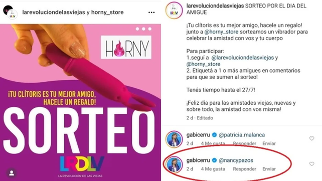Gabriela Cerruti quedó envuelta en un escándalo por participar en un sorteo hot