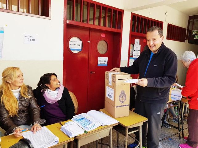 En acción. Del Frade