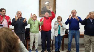 Los altos mandos del radicalismo entrerianos al ganar la última elección partidaria