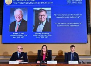 Robert Hall y Michael Woodford ganaron el premio Nobel de Economía 2026