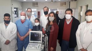 Nuevo ecógrafo gracias a las multas por violar el aislamiento