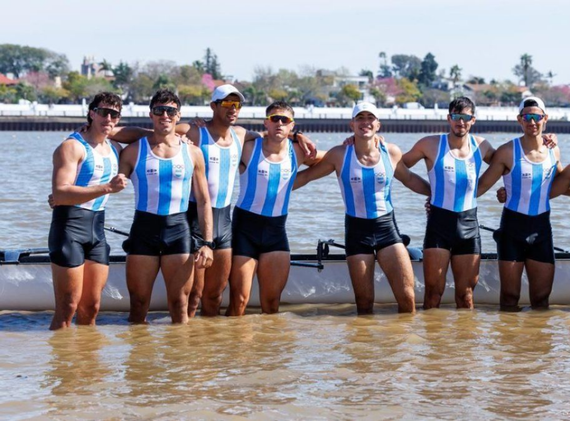 El remo argentino volvió a subirse al podio con varios rosarinos