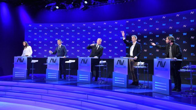 Los candidatos a vicepresidente se vieron las caras en televisión