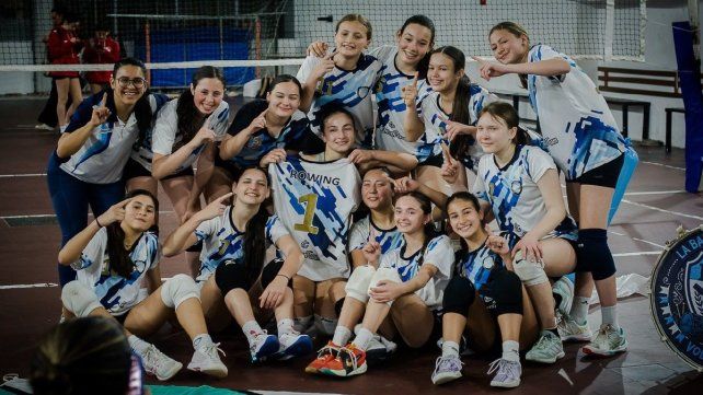 La sub 14 de Rowing volvió a gritar campeón y va por más.