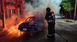 Dos incendios de autos sacudieron la mañana del domingo en Rosario