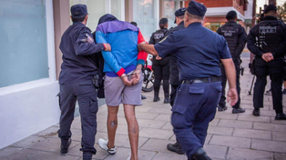 El arresto de uno de los 10 detenidos e imputados el caso del crimen de Tomás Tello.