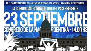 LSA: Asociaciones de sordos de Entre Ríos se unen para pedir la Ley Federal