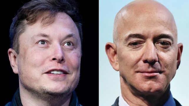 Elon Musk y Jeff Bezos en una batalla espacial por sus proyectos satelitales