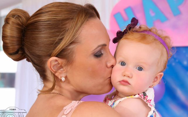 Natalia Denegri festejó el primer año de su hija Nicole