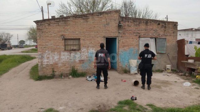 El lugar donde se vendían drogas en el barrio Reyes de San Justo