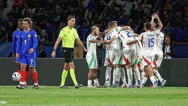 Italia derrotó a Francia 3 a 1