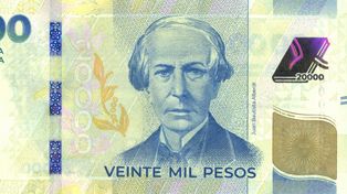 El Banco Central lo anunció este mediodía. El billete lleva la imagen de Juan Bautista Alberdi, y será repartido desde mañana pero hay bancos que ya lo tienen.