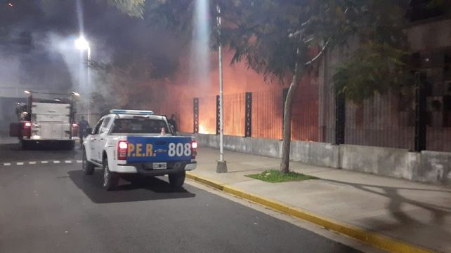 Paraná: hubo un incendio detrás del galpón del GIA