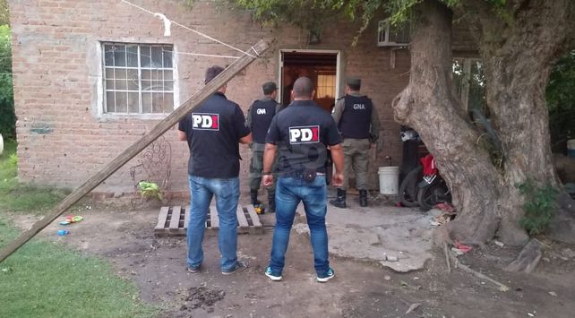 Allanamientos realizados en Sauce VIejo.