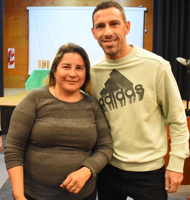 Maxi Rodriguez e India Coria