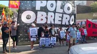 Piquete en la autopista a Buenos Aires para protestar por la suspensión de planes
