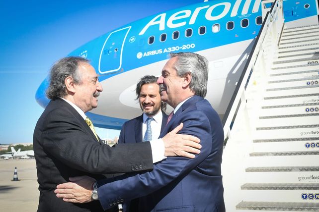 El presidente Alberto Fernández habló sobre la interna del Frente de Todos en el comienzo de su gira europea.&nbsp;