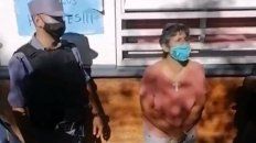 La concejala Neme, al momento de ser arrestada. La concejala Neme, al momento de ser arrestada.