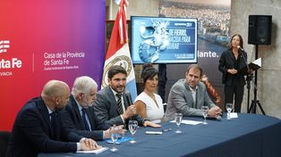 El gobernador Pullaro y el secretario de Bioeconomía de la Nación participaron de Agroactiva.