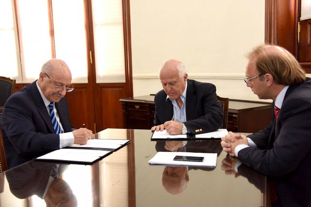 El gobernador Lifschitz y el ministro de Economía