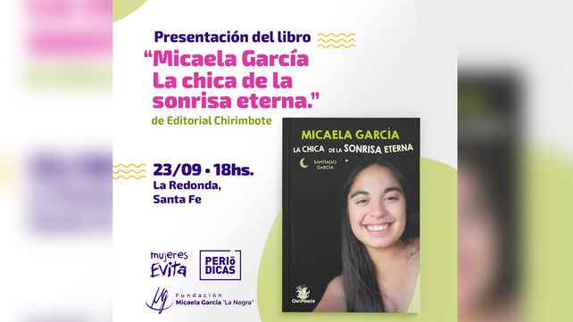 Presentan el libro: Micaela García, la chica de la sonrisa eterna