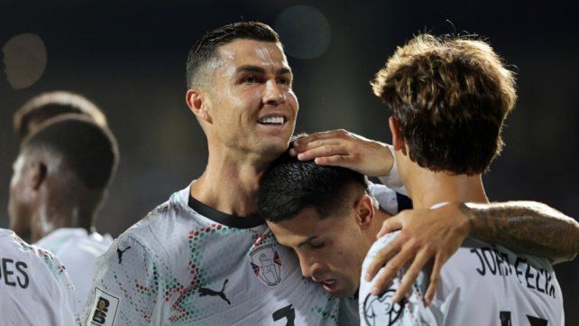 Portugal arrasó a Armenia y lidera el grupo F en las Eliminatorias de la UEFA