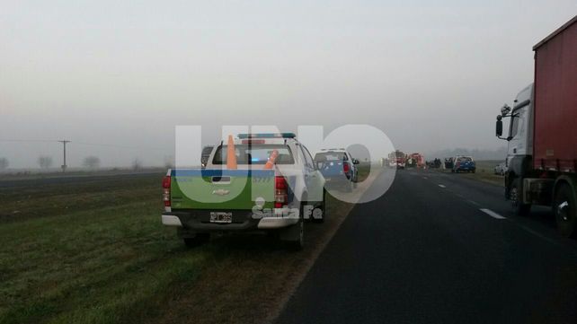 Funes: choque fatal en la autopista Rosario - Córdoba