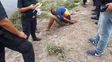 Uno de los detenidos. Uno de los detenidos.