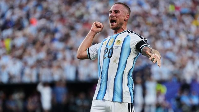 Alexis Mac Allister lo grita con el alma. Fue el 1 a 0 de Argentina sobre Suiza