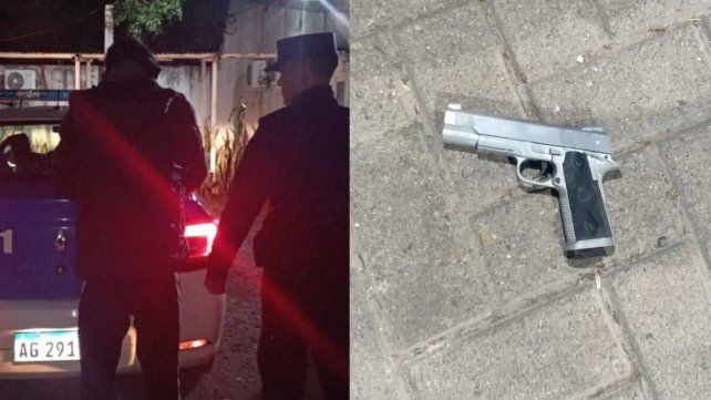 Paraná: un joven y un adolescente fueron demorados con una réplica de arma de fuego