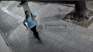 La imagen que vio Marianela de su pareja, tomada por una cámara pública cerca del lugar donde ocurrió todo.&nbsp;