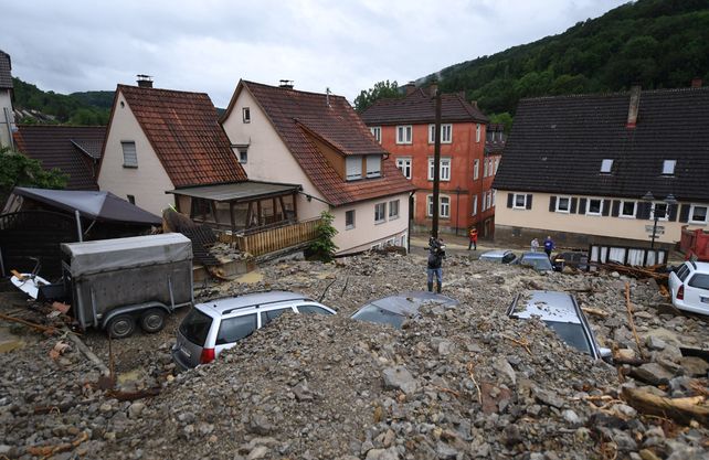 Graves inundaciones en el sur de Alemania