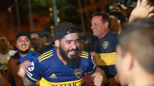 Superliga: hinchas de Boca coparon la plaza tras un nuevo título