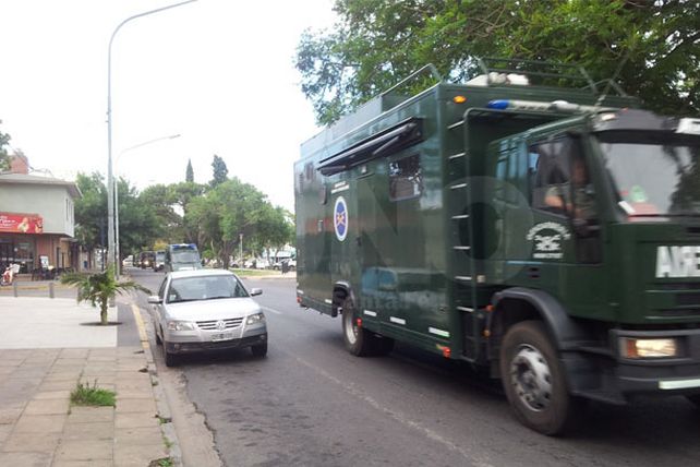 Así llegaba la Gendarmería a la ciudad de Santa Fe