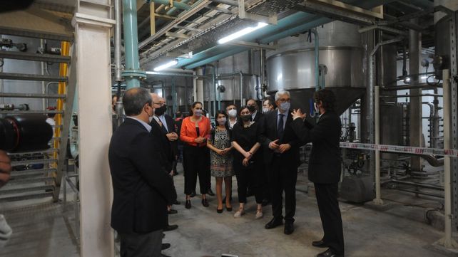 Recorrida. La planta de Keclon tendrá un plantel de 60 trabajadores.