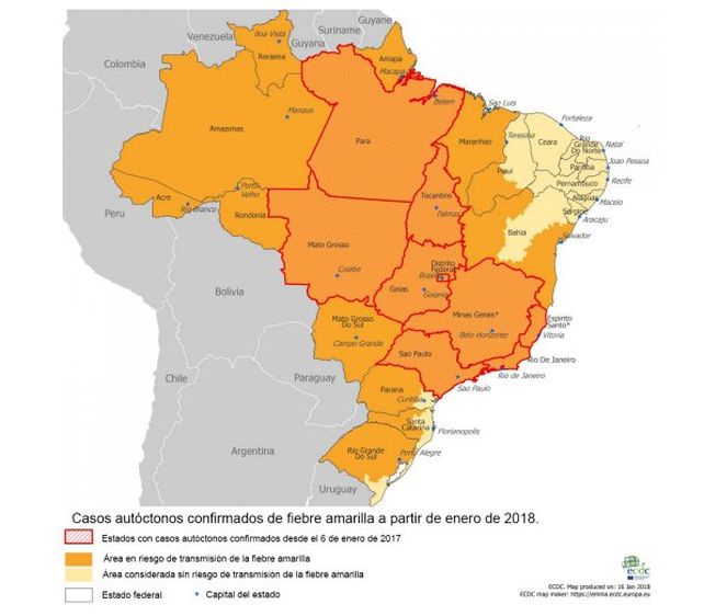 Reclaman por largas colas para colocarse la vacuna contra la fiebre amarilla