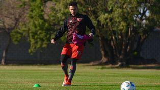 El paraguayo Fernando Cardozo, el primero que llegó a Newells y ya se hizo notar en el plantel de Sebastián Méndez.